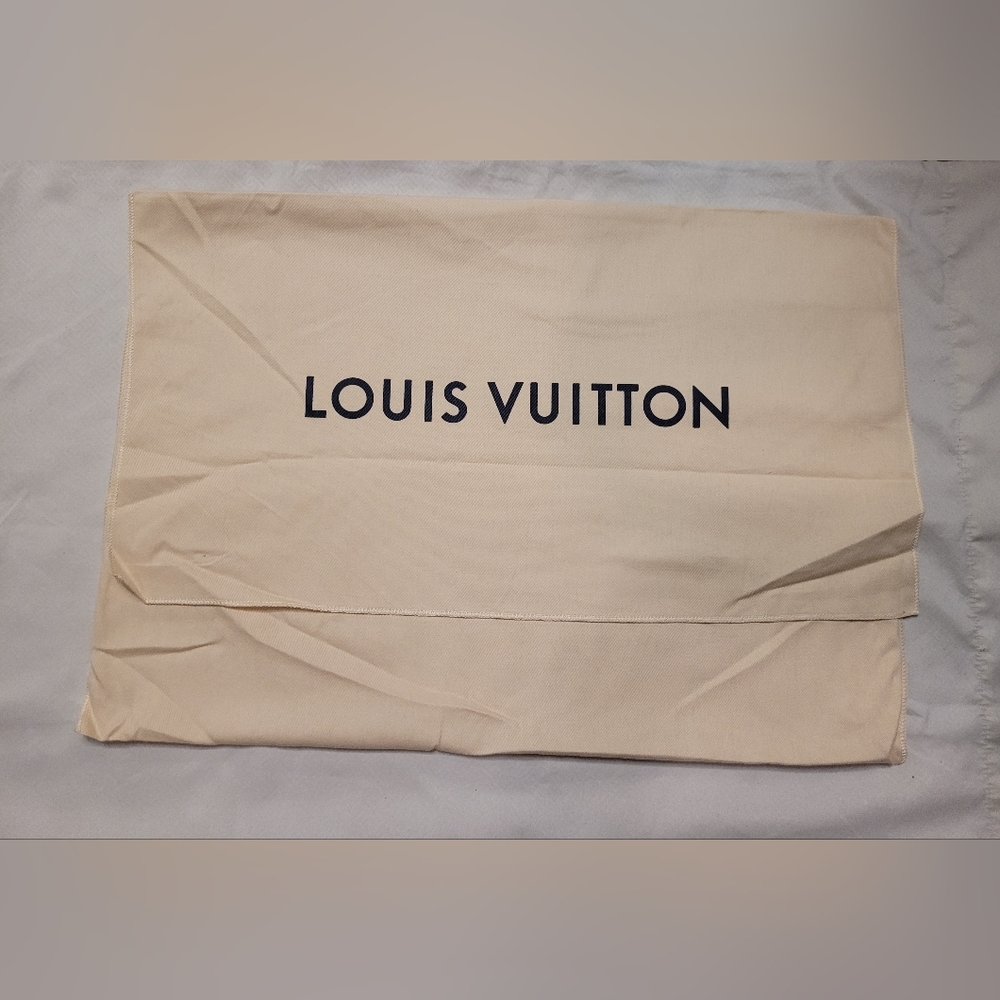 Authentic Louis Vuitton Large Envelope Style Dust Bag  21.5” X 15 inches